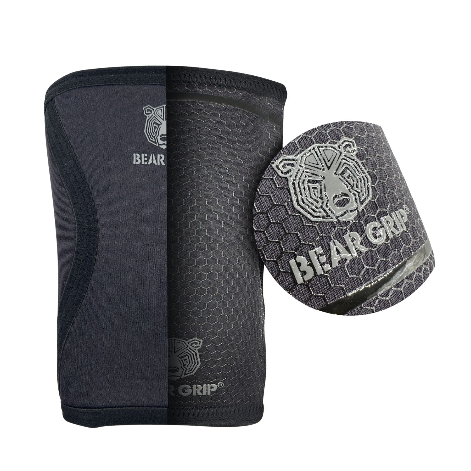 7mm Compression Knee Sleeves with Anti-Slip Inner Rubber Lining