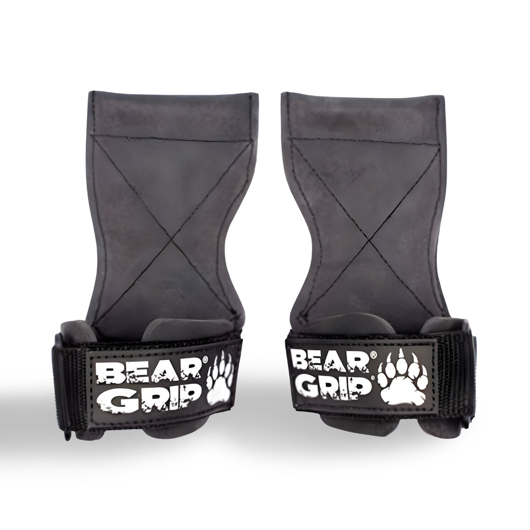 BEAR GRIP® Multi Grip Straps/Hooks, Premium Heavy Duty Weight Lifting Straps/Gloves