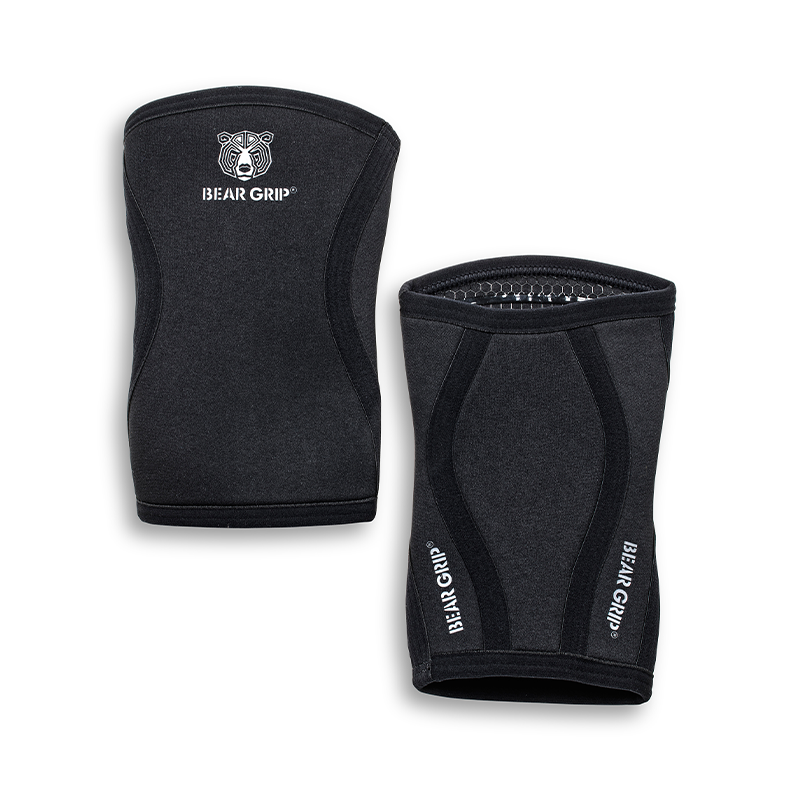7mm Compression Knee Sleeves with Anti-Slip Inner Rubber Lining