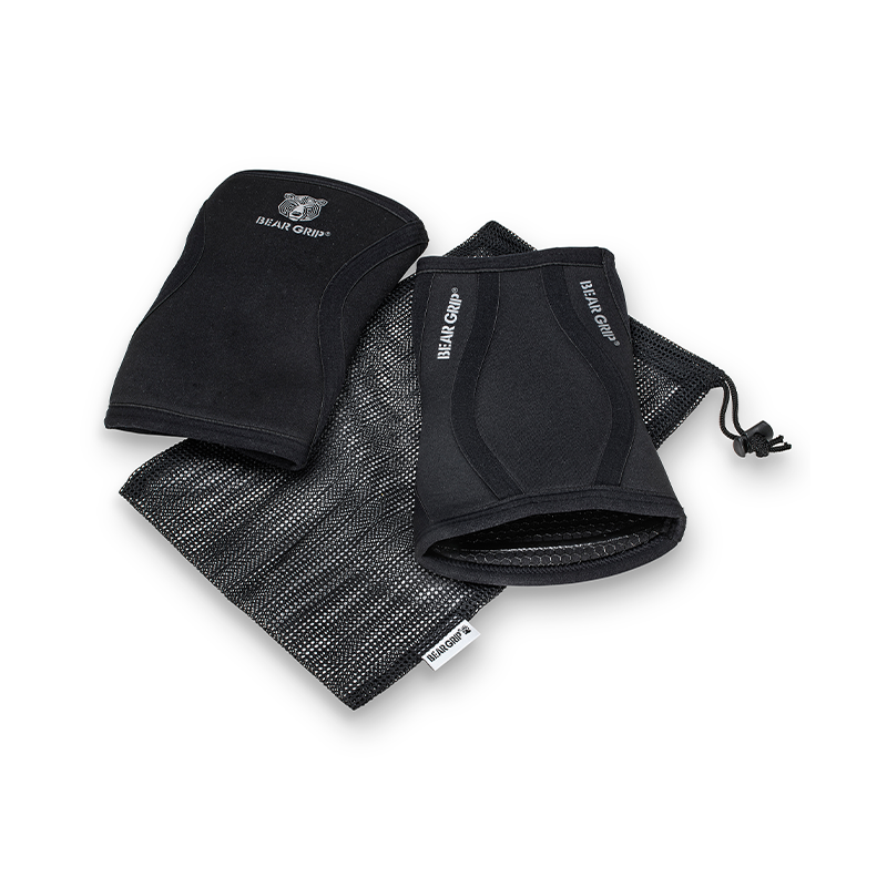 7mm Compression Knee Sleeves with Anti-Slip Inner Rubber Lining