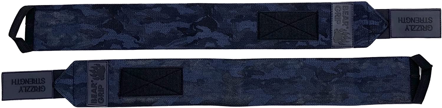BEAR GRIP - Premium Heavy Duty 24" Weight Lifting Wrist Wraps, Bodybuilding, Crossfit, Powerlifting, StrongMan