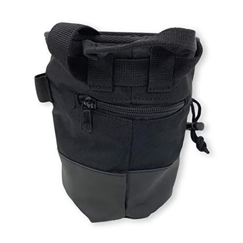 BEAR GRIP Premium Chalk Bag Bundle Pack for Rock Climbing with Waist Belt Chalk Ball and Brush.