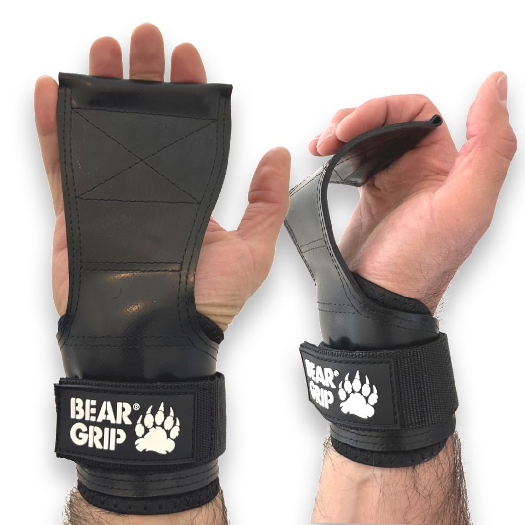 BEAR GRIP - Multi Grip Straps, Heavy Duty Weight Lifting Straps