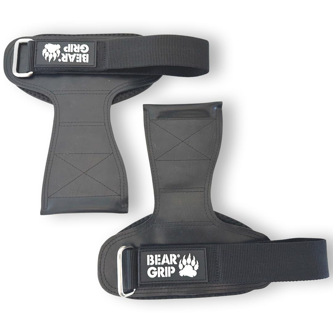 BEAR GRIP - Multi Grip Straps, Heavy Duty Weight Lifting Straps