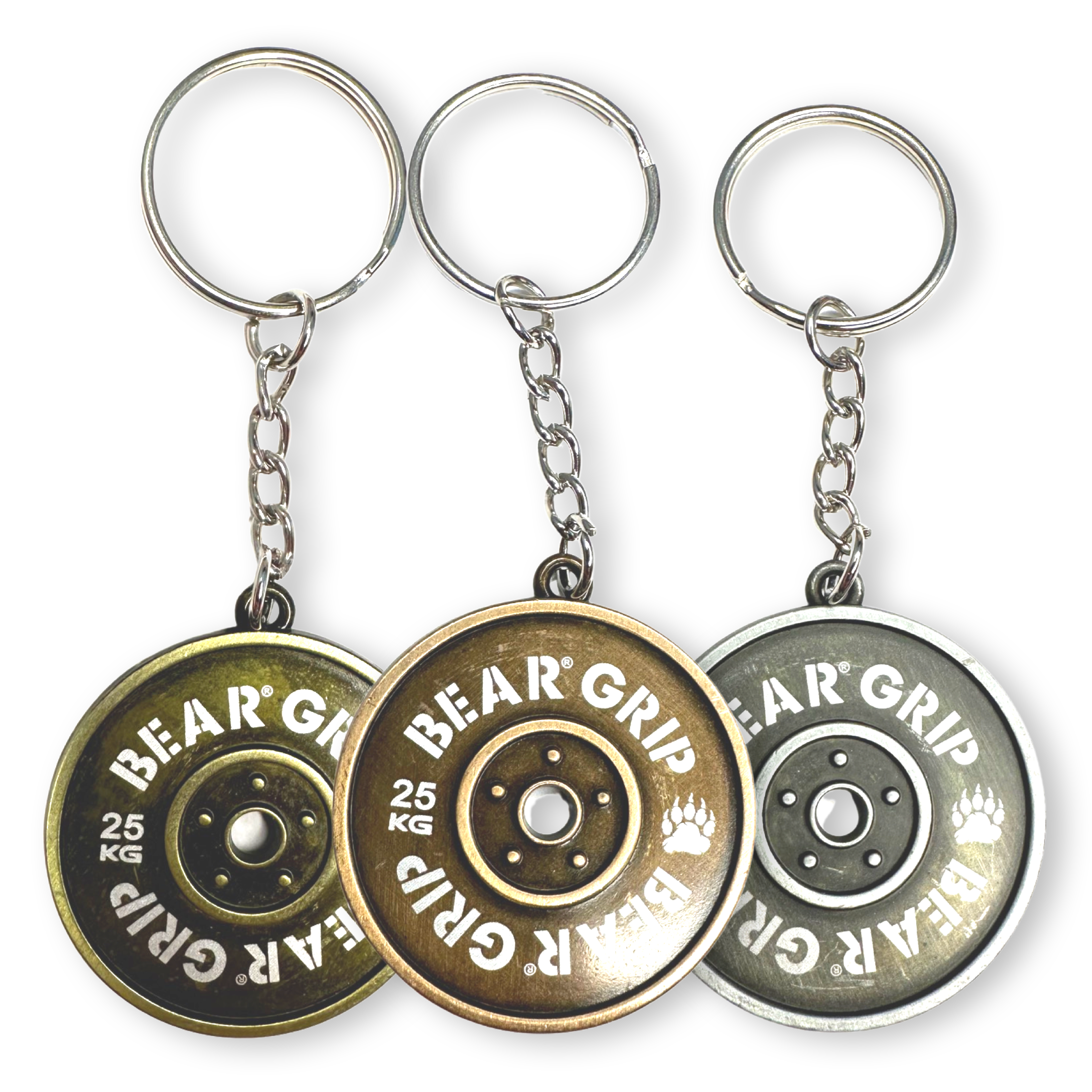 BEAR GRIP® Weight Lifting Plates Key Ring