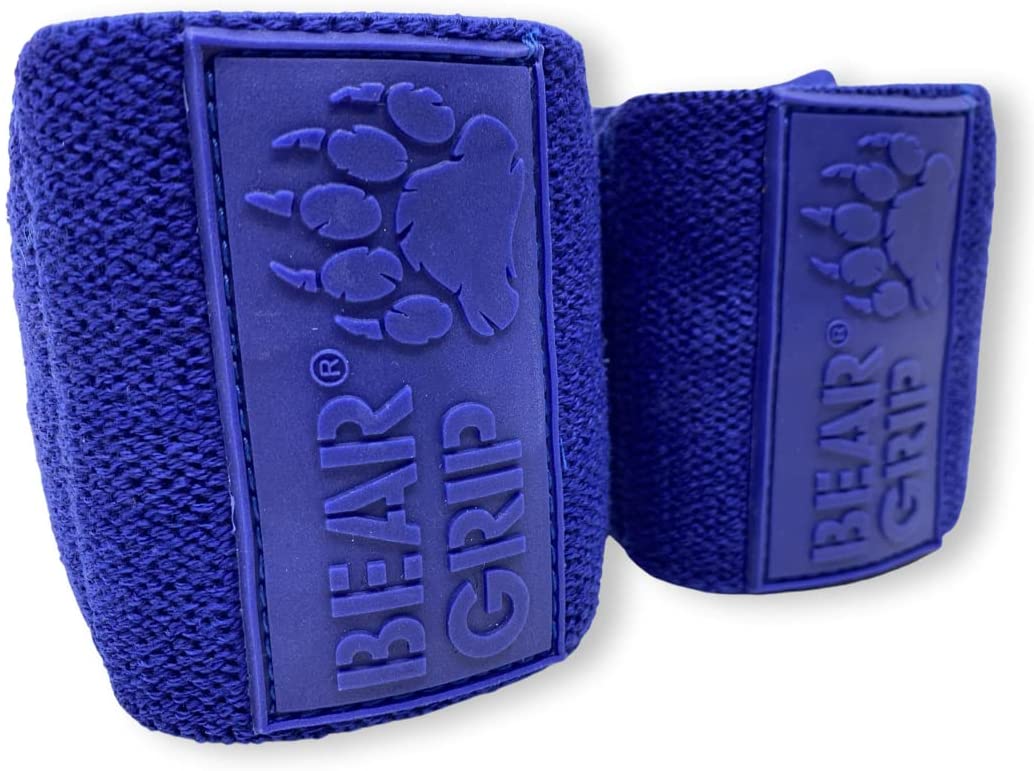 BEAR GRIP - Premium Heavy Duty 24" Weight Lifting Wrist Wraps, Bodybuilding, Crossfit, Powerlifting, StrongMan