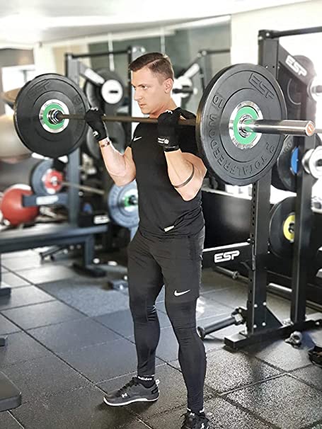BEAR GRIP - Weight Lifting Gloves With Wrist Support Wraps