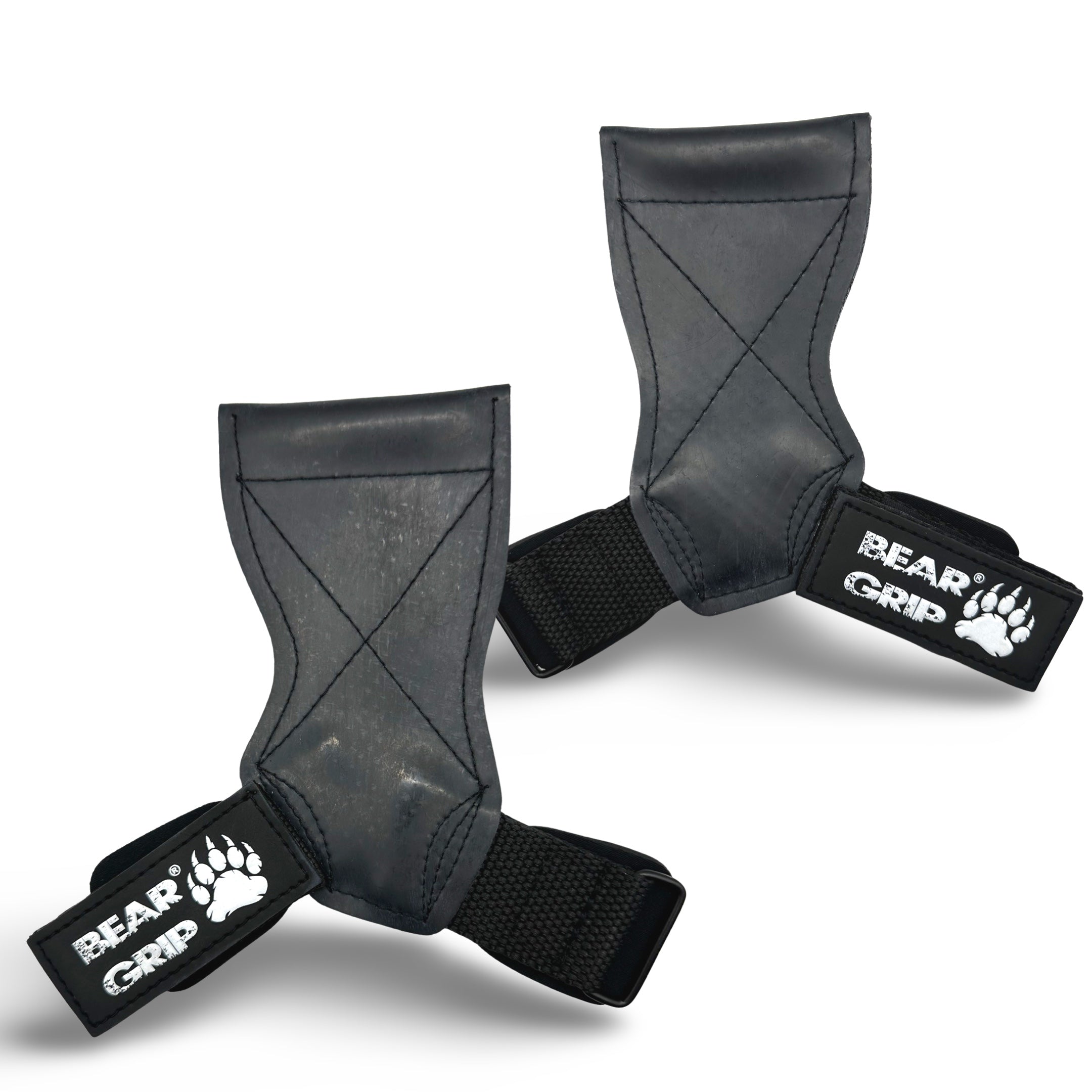 BEAR GRIP® Multi Grip Straps/Hooks, Premium Heavy Duty Weight Lifting Straps/Gloves