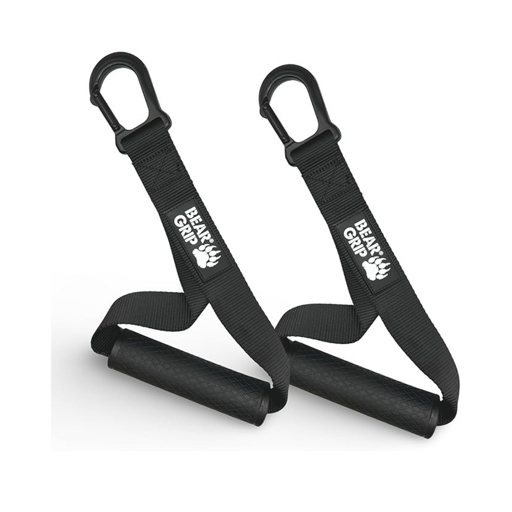 Cable Machine Handles Pair Heavy Duty Grips for Home Gym LAT Pull Down Cable Crossover Rowing Non Slip Comfortable Grip Attachments