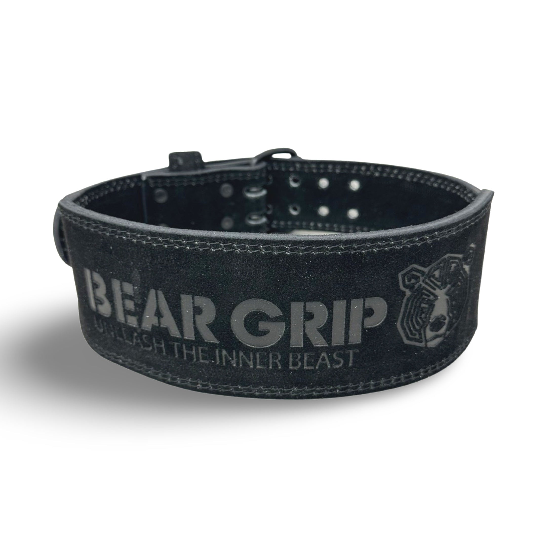 BEAR GRIP - Premium Suede Double Prong Weight Lifting Belt