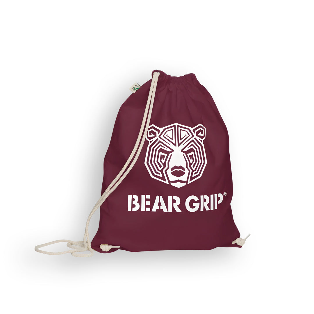 BEAR GRIP® Organic Cotton Drawstring Bag