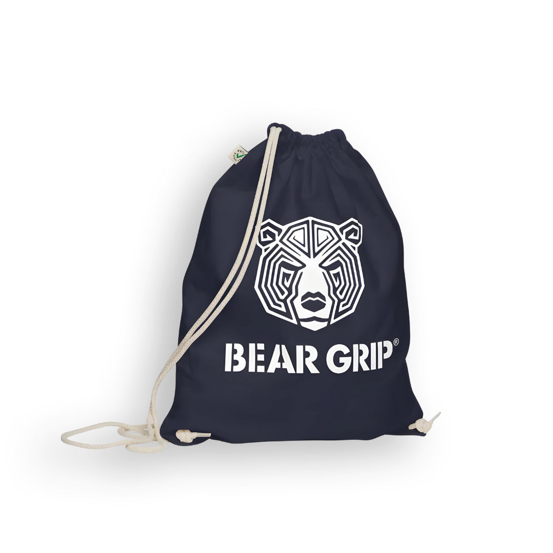 BEAR GRIP® Organic Cotton Drawstring Bag