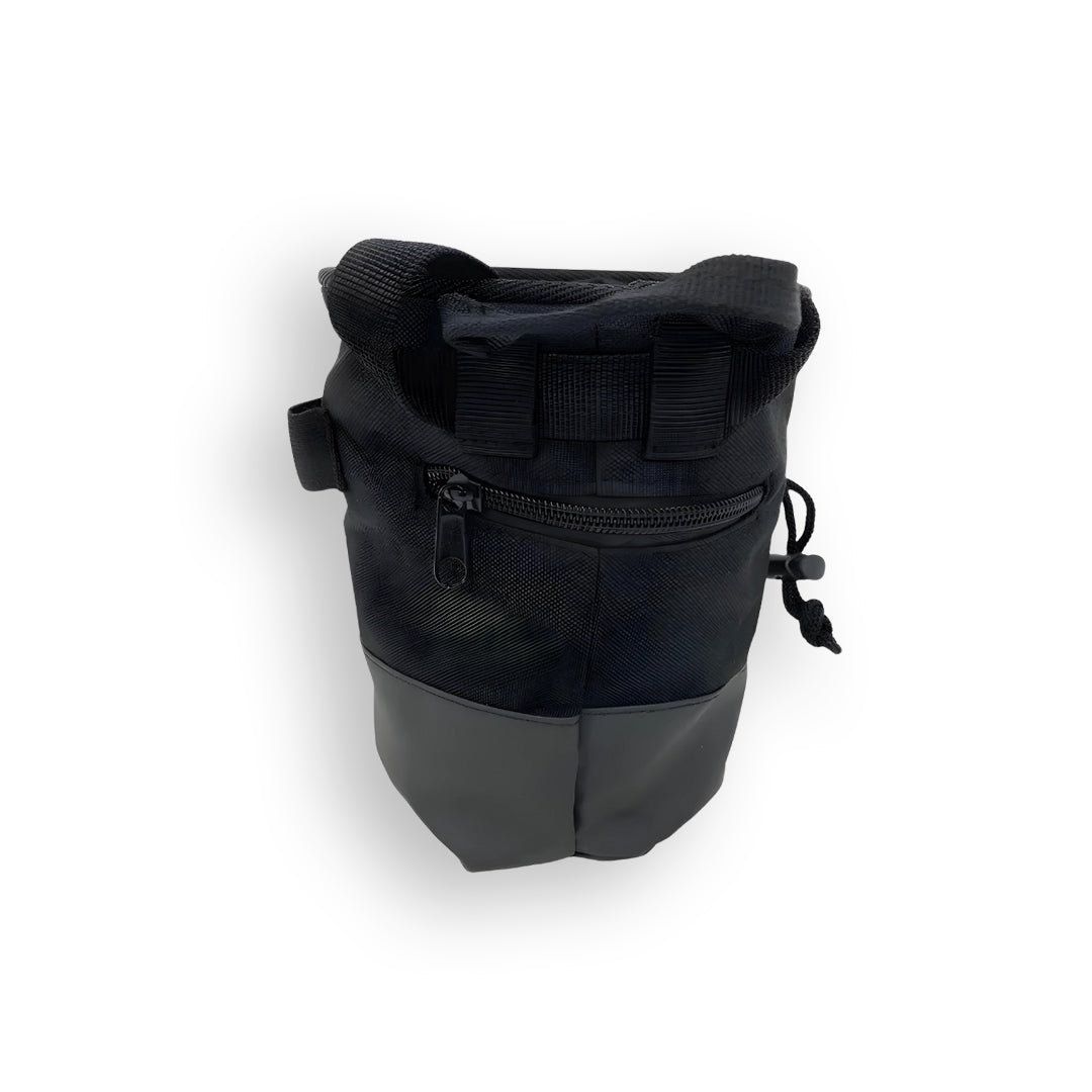 BEAR GRIP® Premium Chalk Bag Bundle Pack for Rock Climbing with Waist Belt Chalk Ball and Brush.
