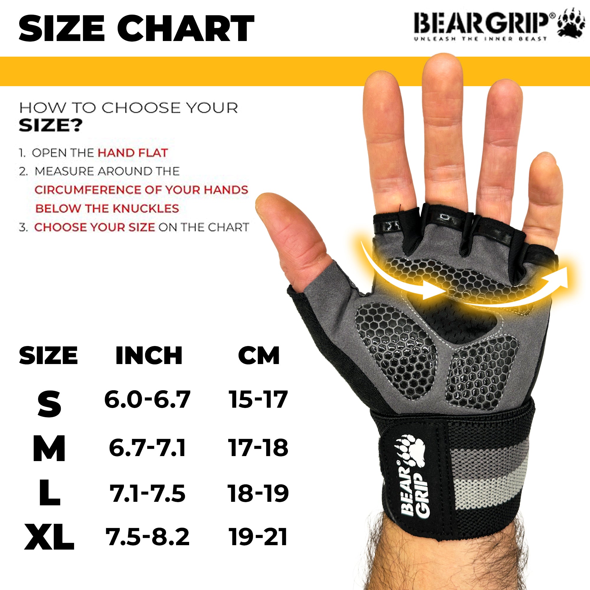 Breathable Gloves with Detachable Wrist Wraps