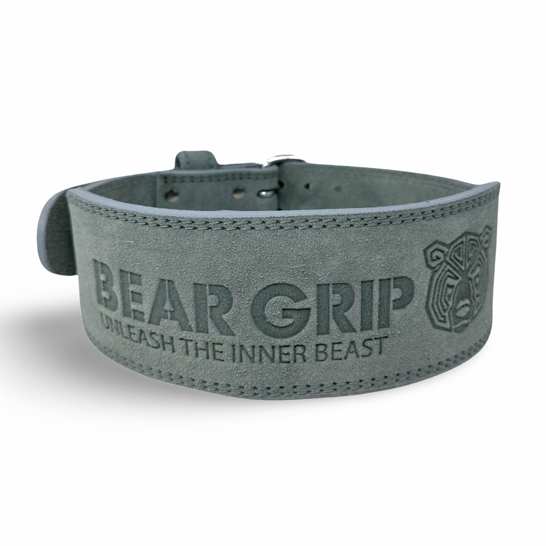 BEAR GRIP - Premium Suede Double Prong Weight Lifting Belt