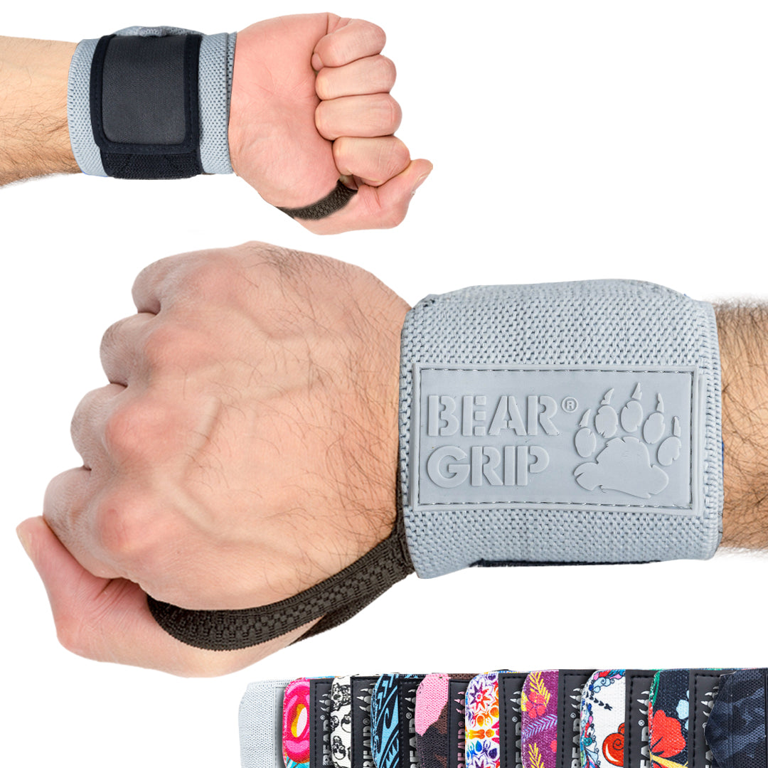 BEAR GRIP SPECIAL EDITION Premium weight lifting wrist support wraps
