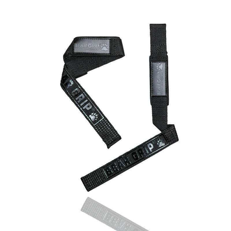 Black Classic Weight Lifting Straps