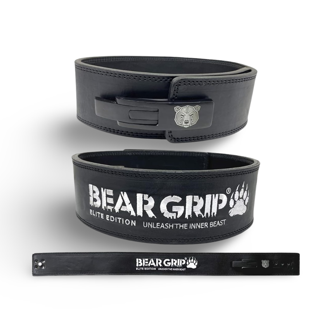 BEAR GRIP® Premium Double Sided Leather Lever Belt