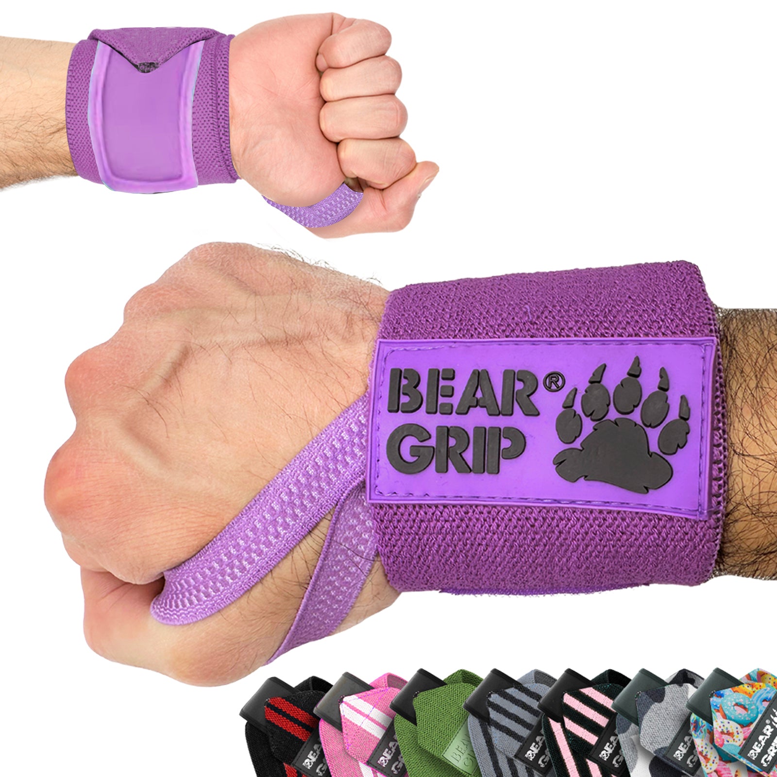 Wrist Wraps Support (Sold in Pairs)