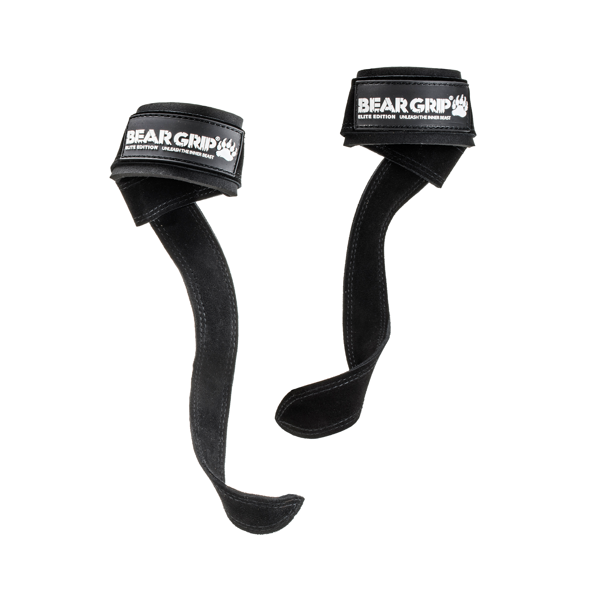 BEAR GRIP Leather Weight Lifting Straps