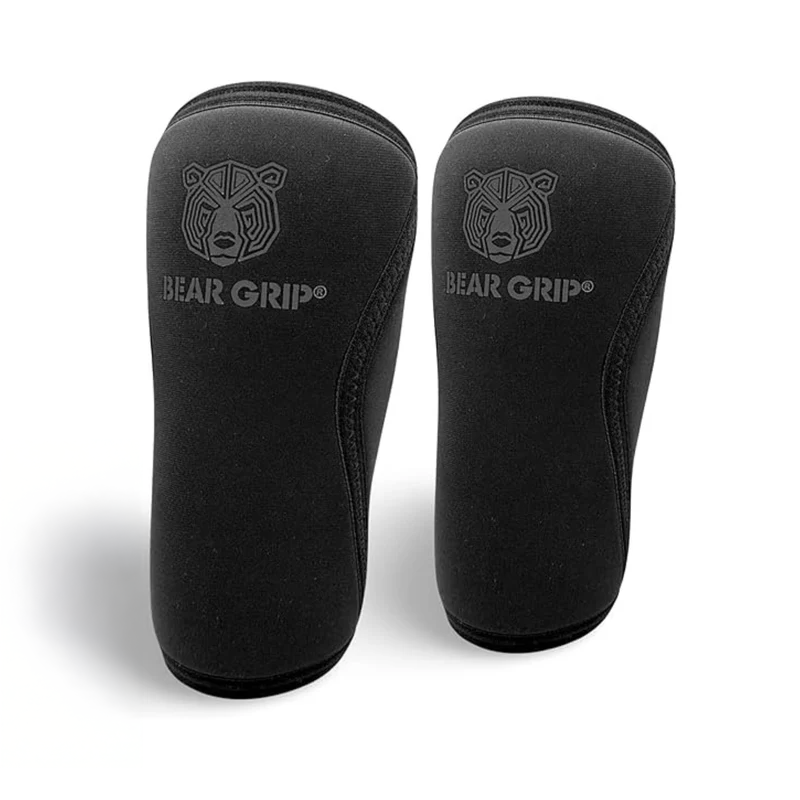 7mm Compression Knee Sleeves with Anti-Slip Inner Rubber Lining