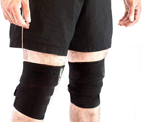 BEAR GRIP - Premium Heavy Duty Knee Wraps