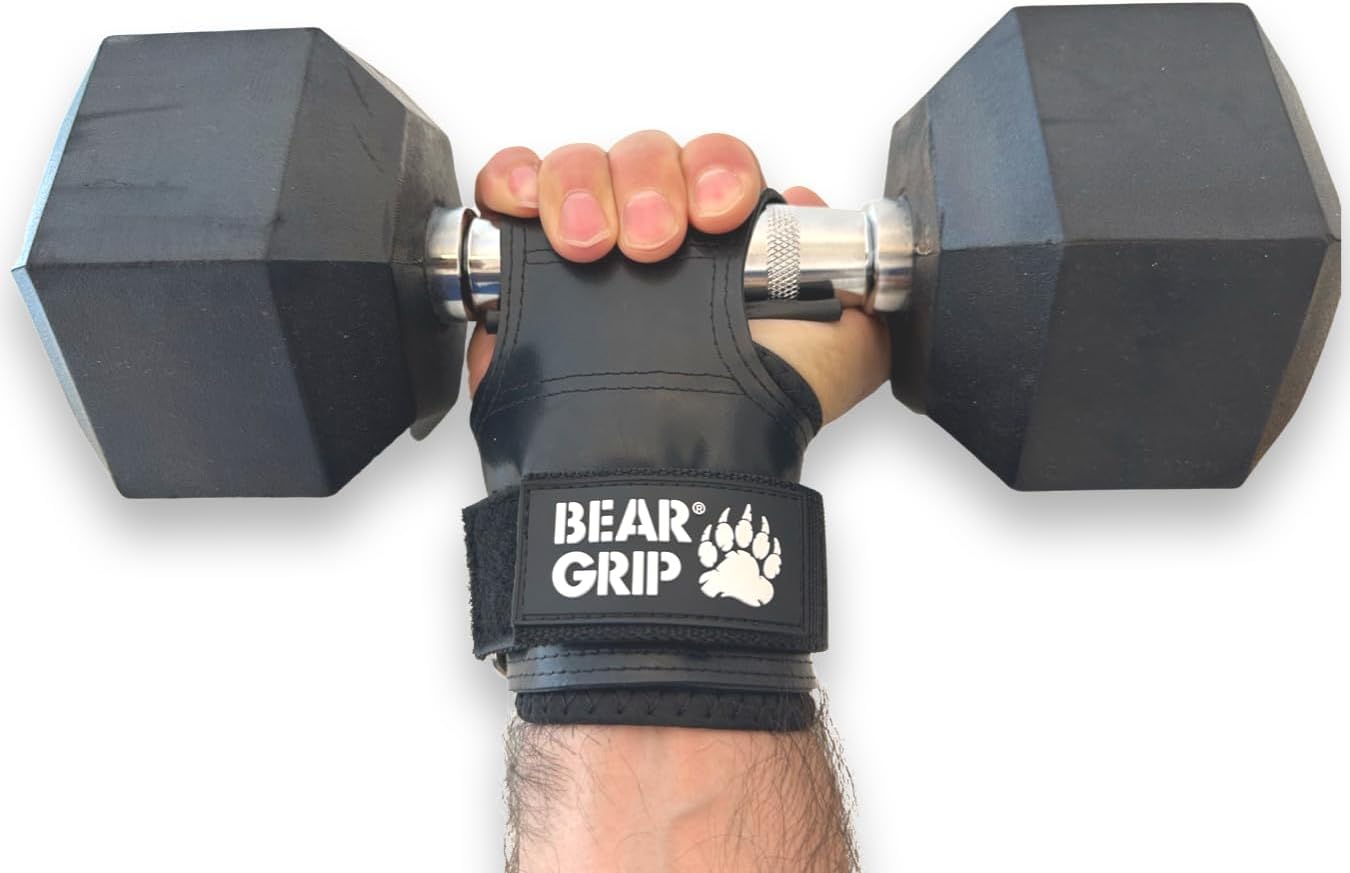 BEAR GRIP - Multi Grip Straps, Heavy Duty Weight Lifting Straps