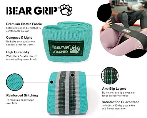 Bear Grip Hip Band Circle - Glute Activation Band Heavy Elasticated Cotton in Two Sizes Ideal for Warm ups …