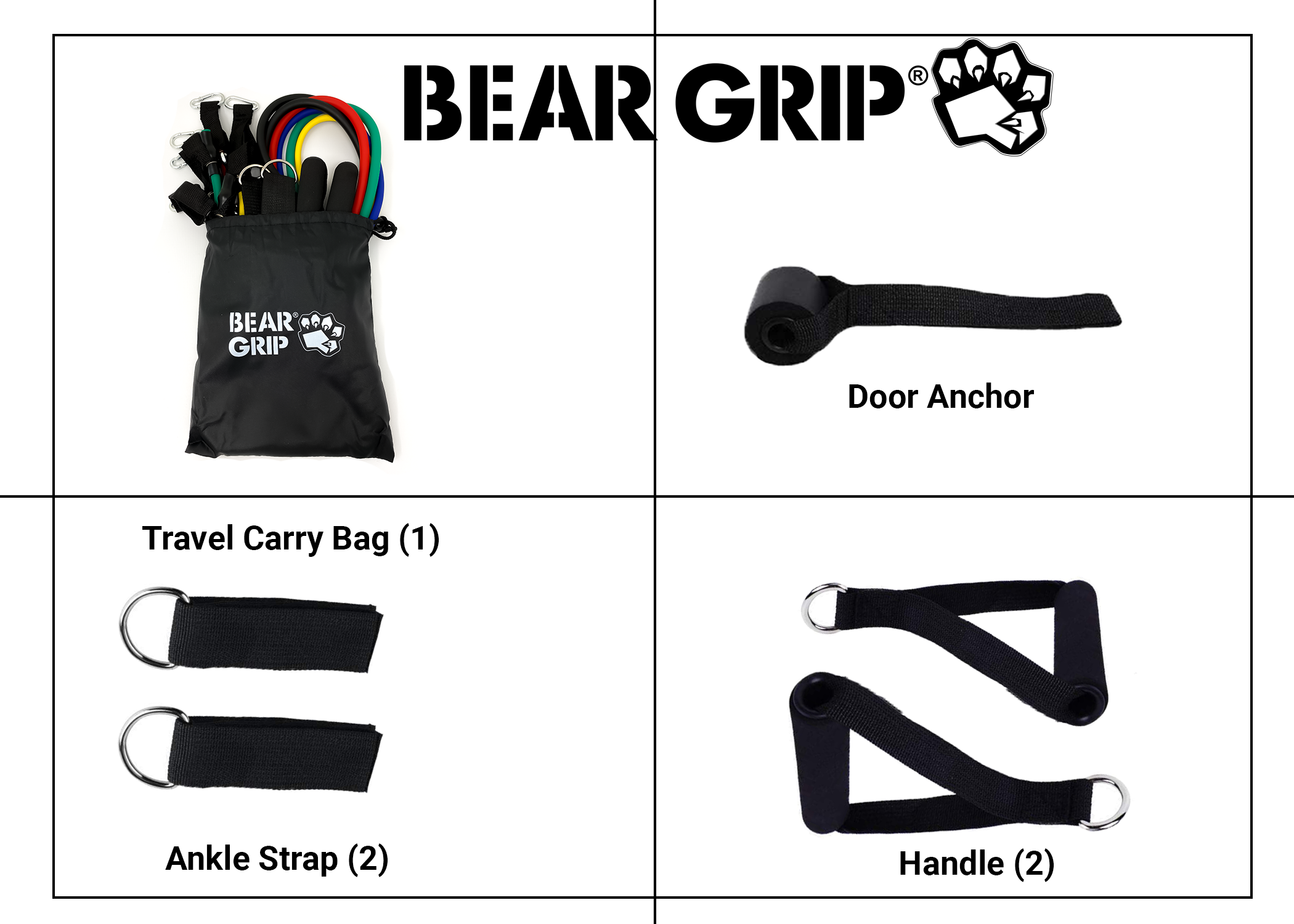 Resistance bands with handles uk hotsell