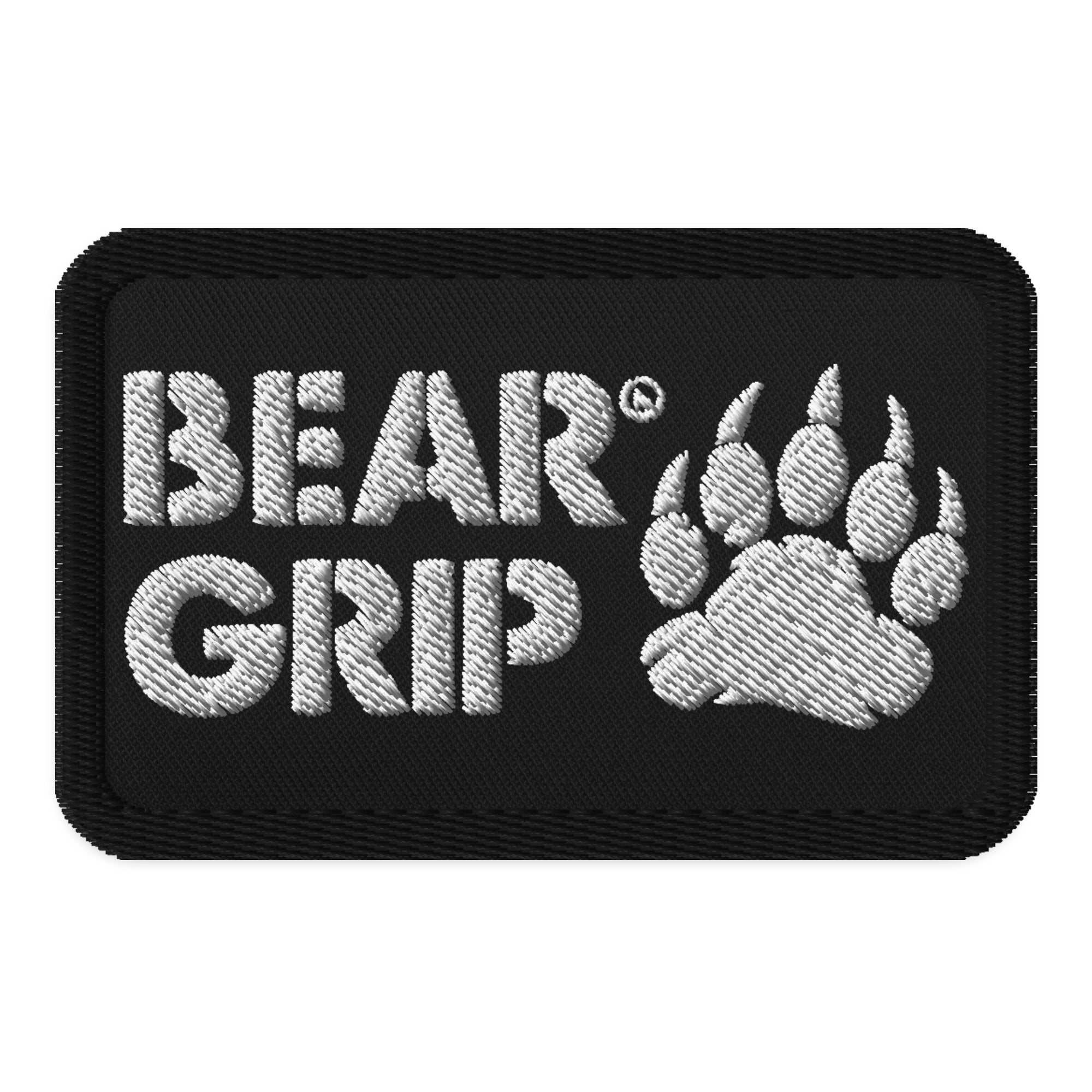 BEAR GRIP Embroidered patches
