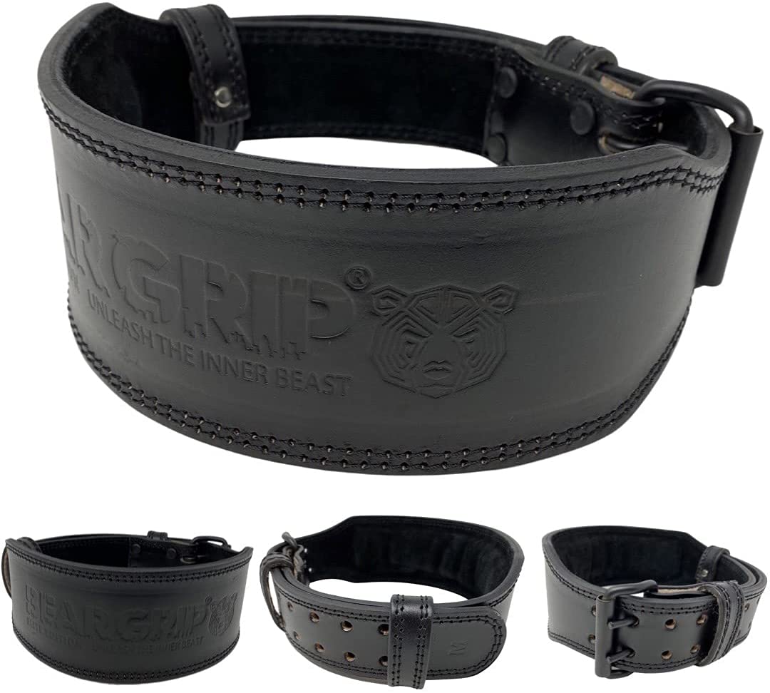 BEAR GRIP BLACK FRIDAY - Double Sided Premium Leather Weight Lifting Belt