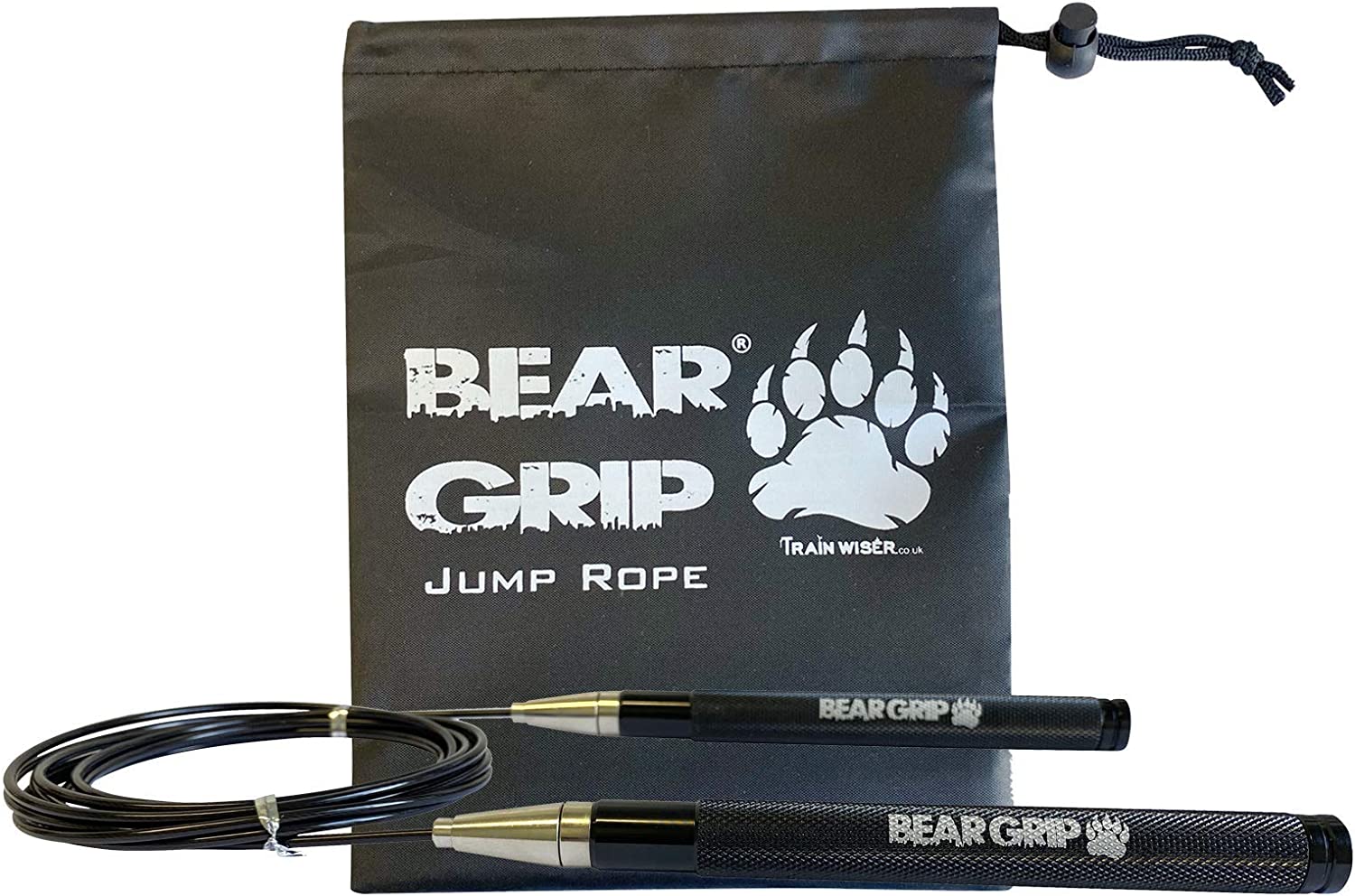 BEAR GRIP - ELITE SPEED SKIPPING ROPE FOR FITNESS CONDITIONING AND FAT LOSS