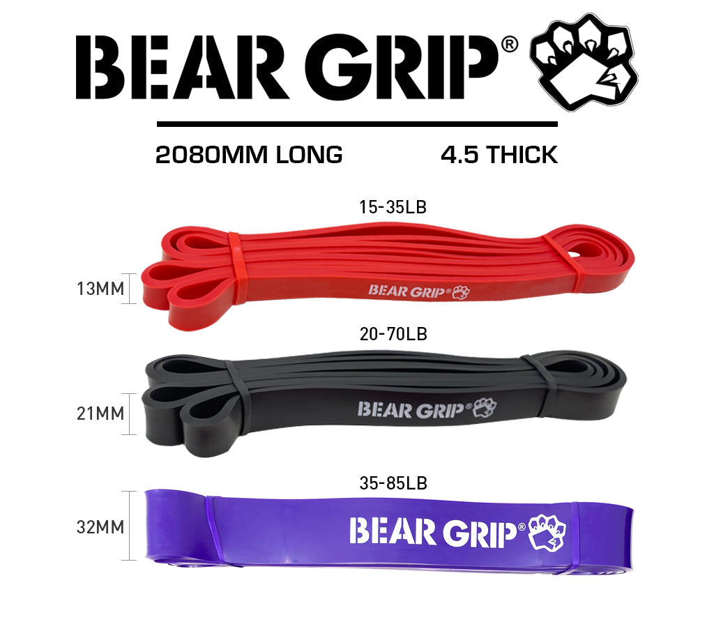 BEAR GRIP SURPLUS - Pull Up Assist Bands Heavy Duty Resistance Bands